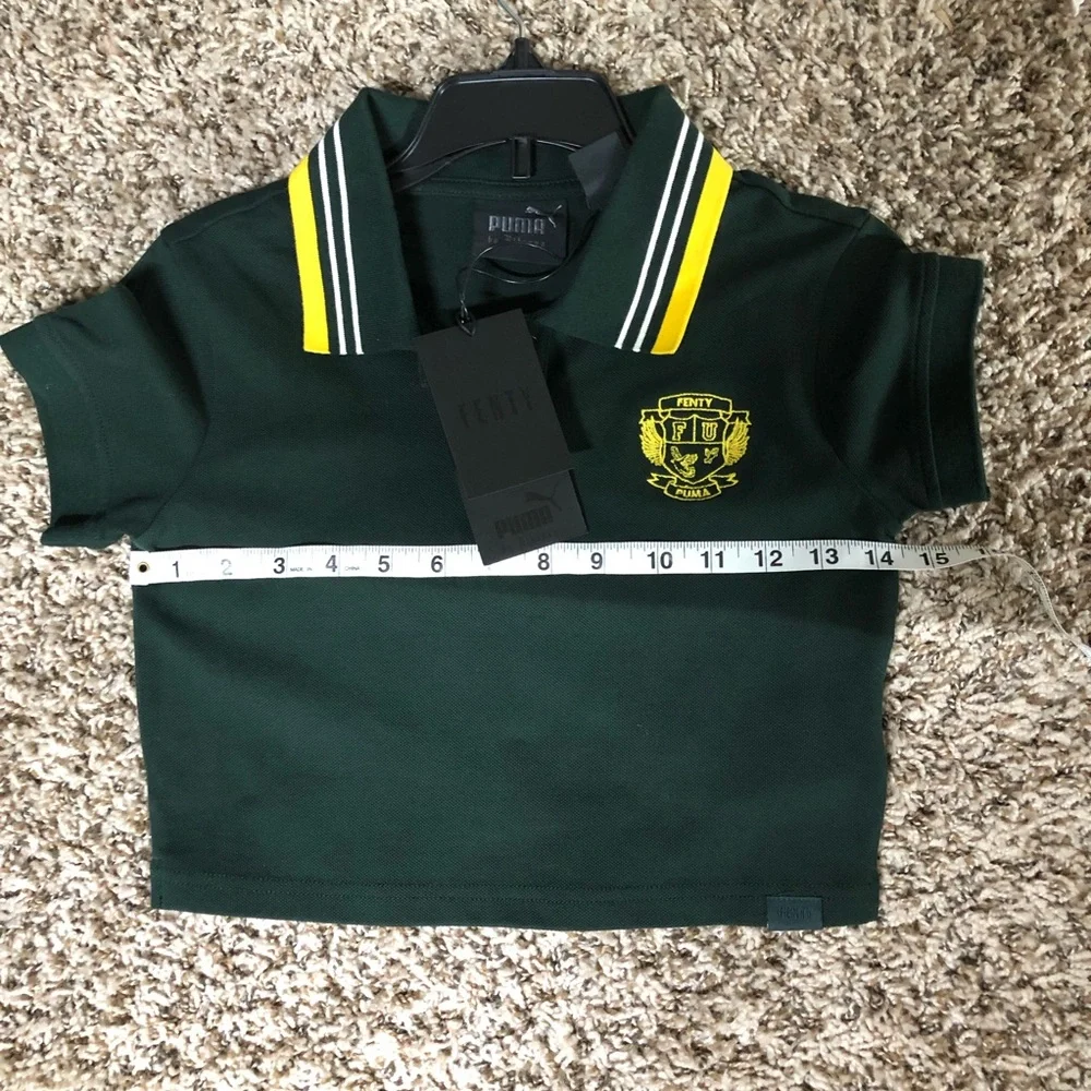 FENTY PUMA Crop Polo Shirt - Picture 7 of 8